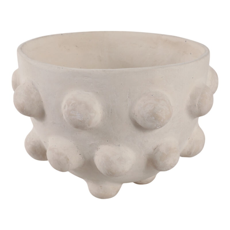 Large Hobnail Paper Mache Bowl image number 0