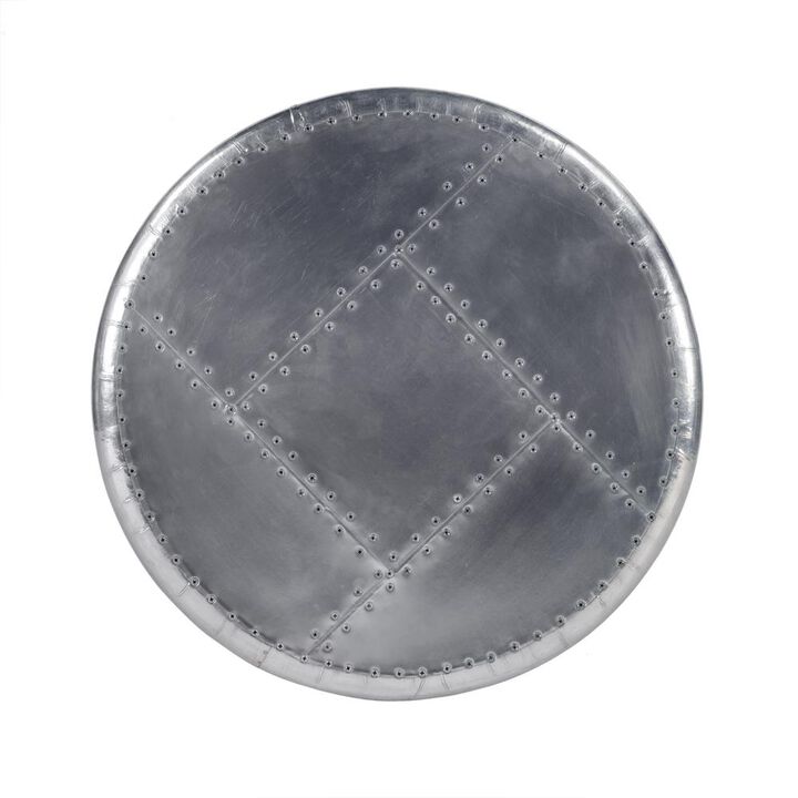 Butler Specialty Midway Aviator Metal Side Table, Silver