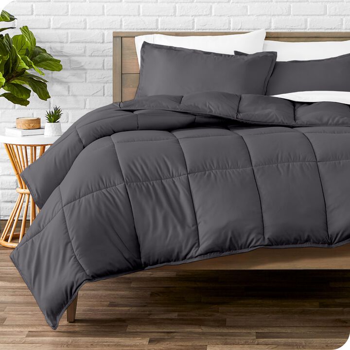 Bare Home Comforter Set - Queen Size - Ultra-Soft - Goose Down Alternative - Premium 1800 Series - Reversible - All Season Warmt