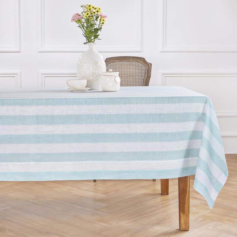 Linen Tablecloth - Cabana Stripe image number 0