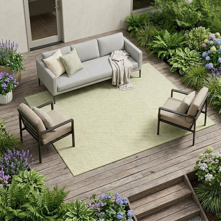 HomeRoots Indoor Outdoor Area Rug