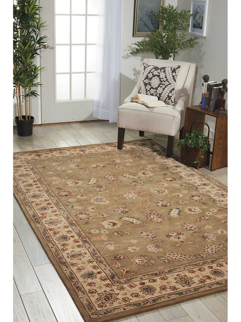 Nourison 2000 2003 Olive 2'3" x 8' Rug