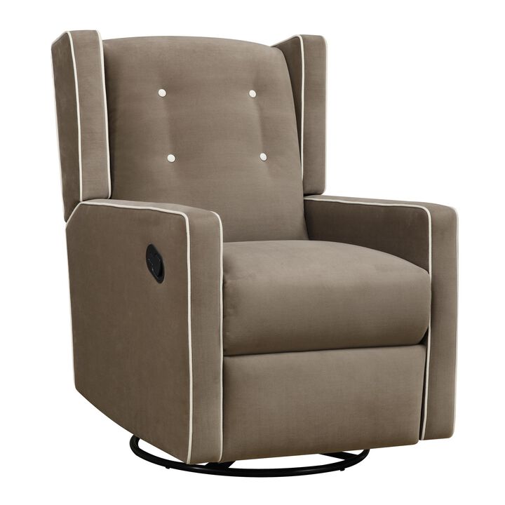 Baby Relax Mariella Swivel Glider Recliner Chair