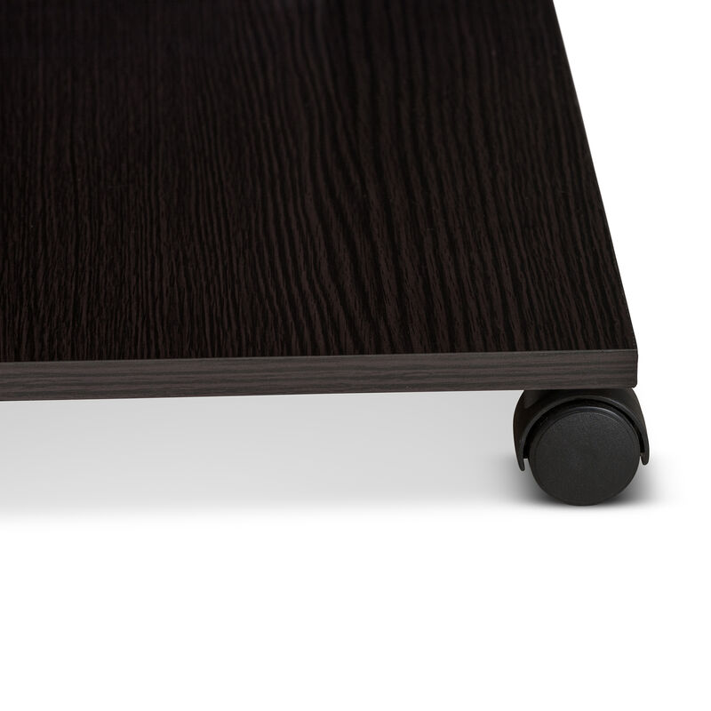 Baxton Studio Cladine Modern And Contemporary Wenge Brown Finished Coffee Table