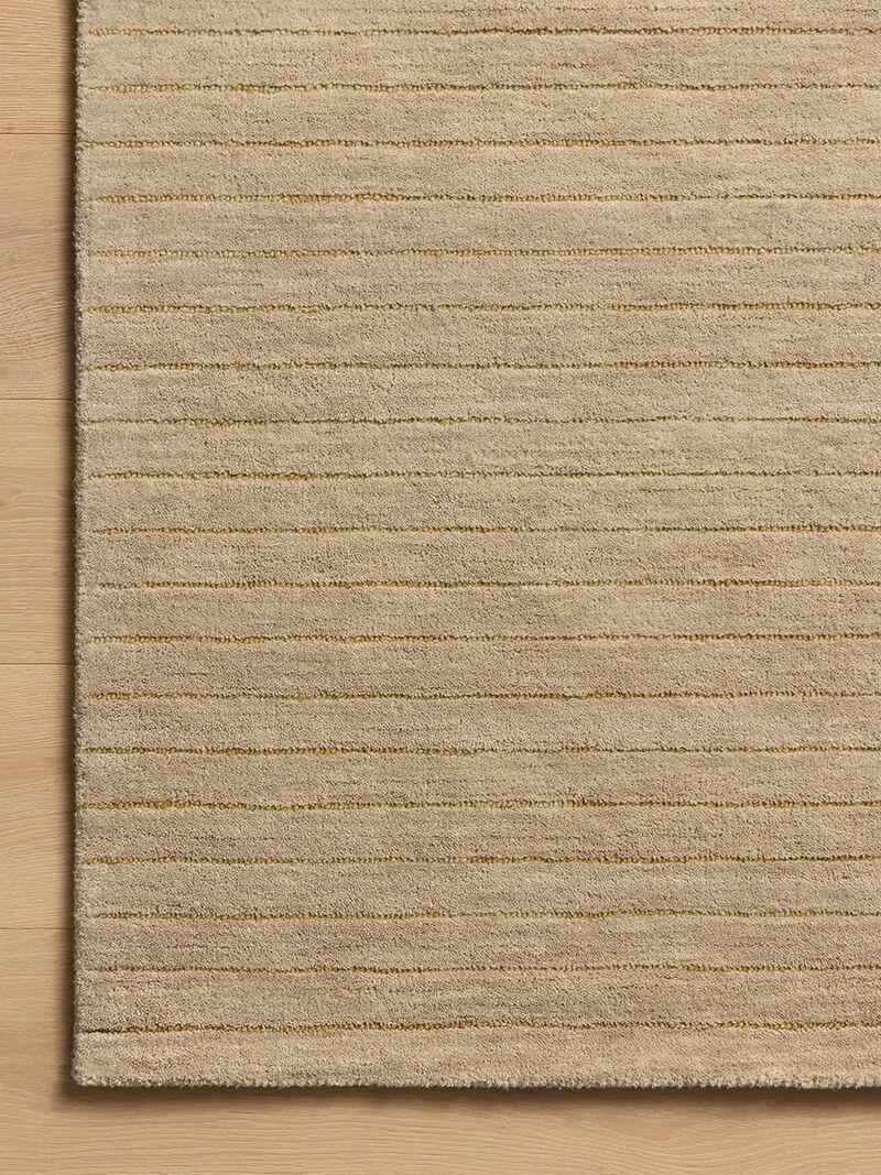 Henry HEY01 Beige/Wheat 5' x 7'6" Rug by Chris Loves Julia x Loloi image number 4