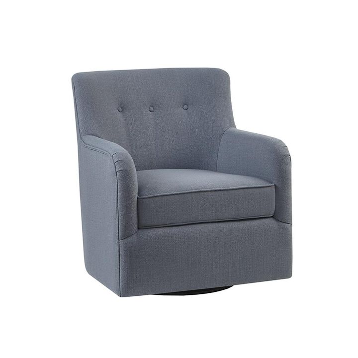 Belen Kox Blue Swivel Chair, Belen Kox