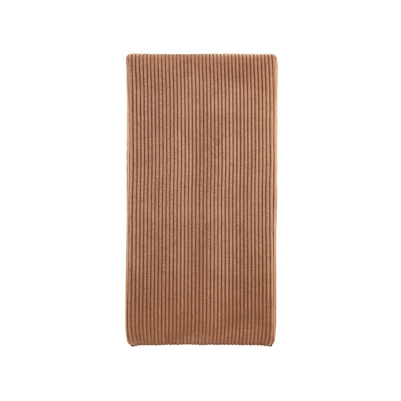 Meridian Furniture Benson Saddle Microsuede Corduroy Fabric Dining Chair, Set of 2