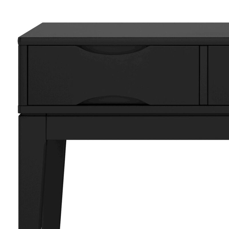 Simpli Home Harper Solid Hardwood Console Sofa Table In Black