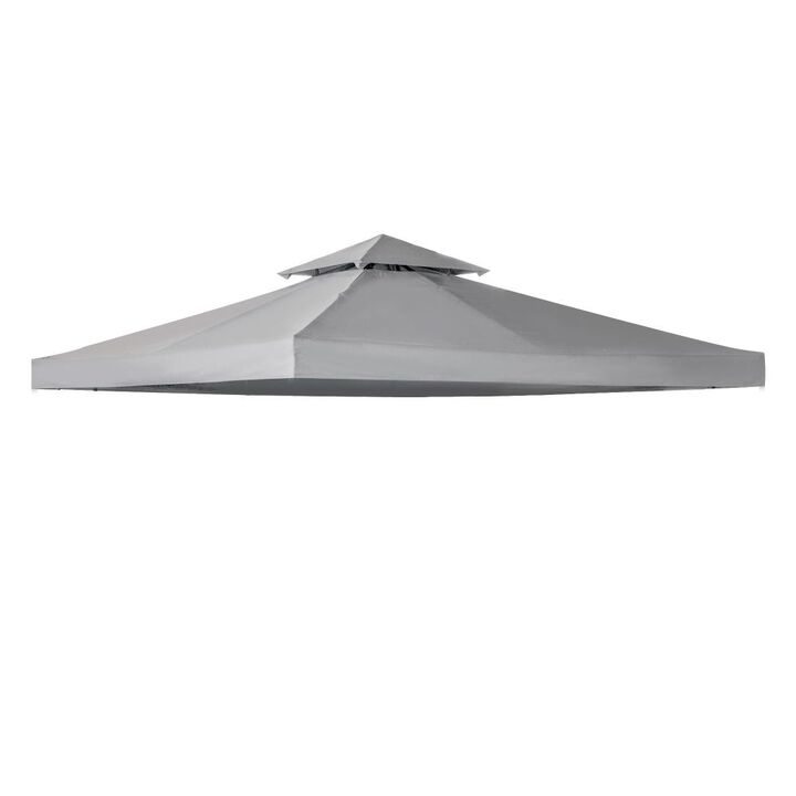 Hivvago 9.84' x 9.84' Gazebo Replacement Canopy Top Only