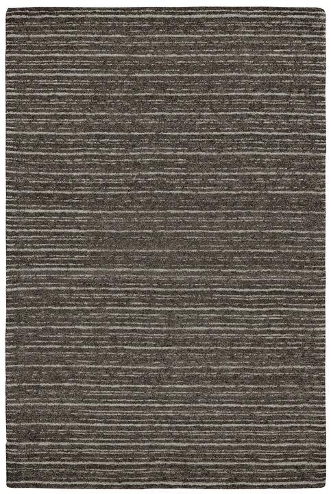 HomeRoots Wool Striped Hand Tufted Area Rug