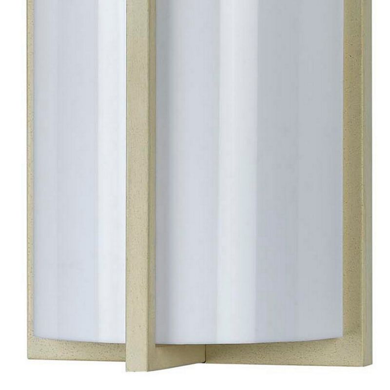 Cylindrical Shaped Metal PLC Wall Lamp with 3D Design Trim,Set of 4 image number 3