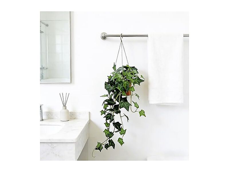 31.5 Inch Artificial English Ivy Plant In Pot Fake Silk Greenery Decor Tabletop image number 2