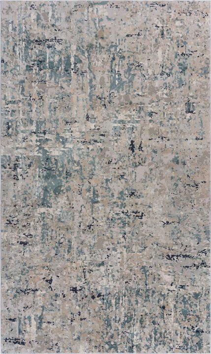 HomeRoots Abstract Distressed Stain Resistant Area Rug