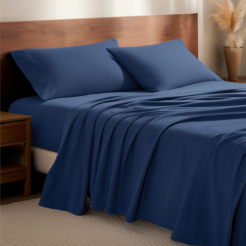 Soft & Cozy 100% Cotton Flannel Sheet Set image number 1