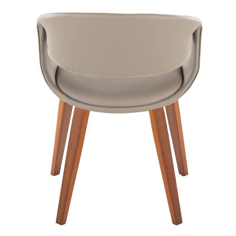 LumiSource Curvo Upholstered Chair - Set of 2