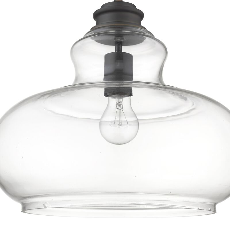 Hivvago Torrel 1-Light Oil-Rubbed Bronze Pendant