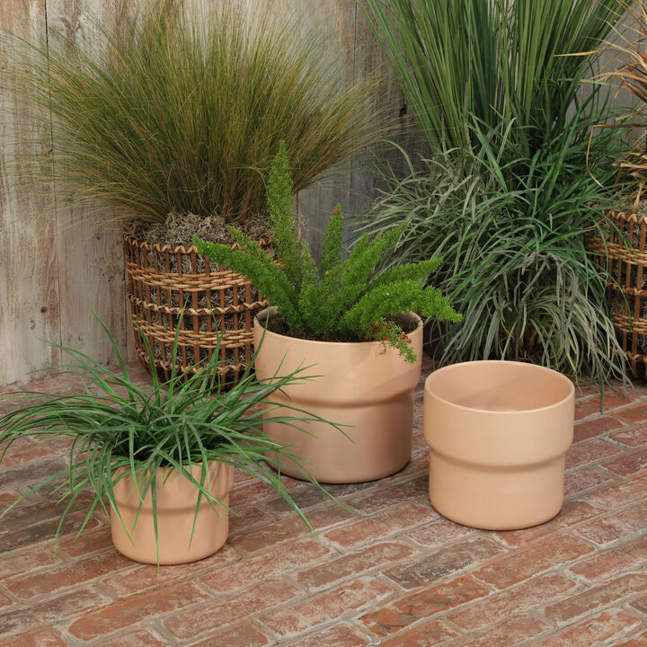 Cer, Mushroom Planters, Blush