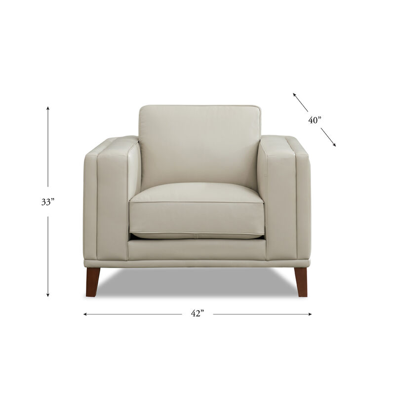 Lyon Top Grain Leather Chair