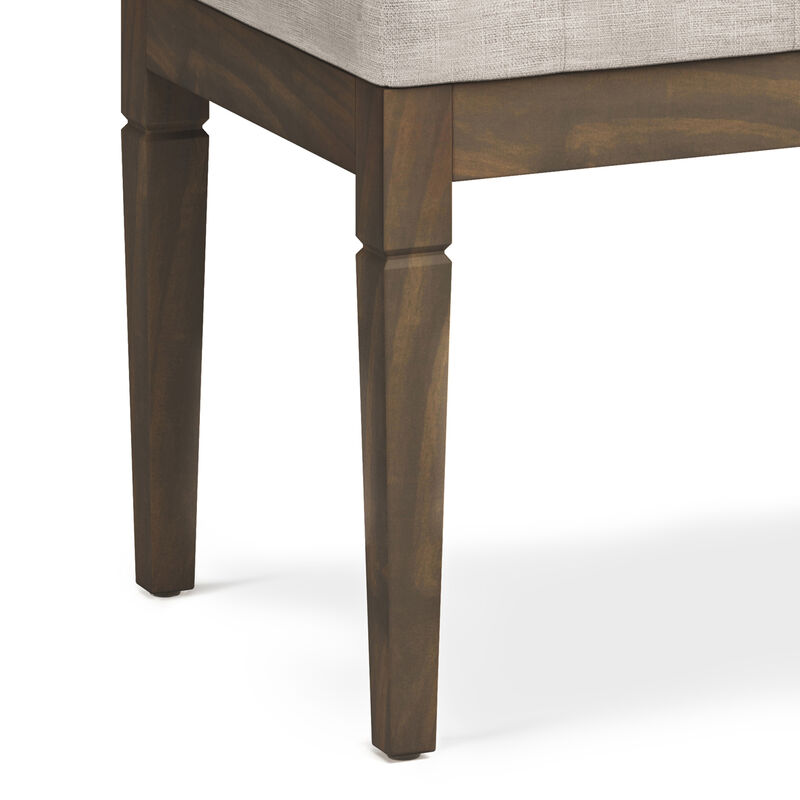 Simpli Home Waverly Small Tufted Ottoman Bench image number 4