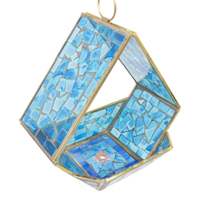 Modern Mosaic Fly-Through Bird Feeder