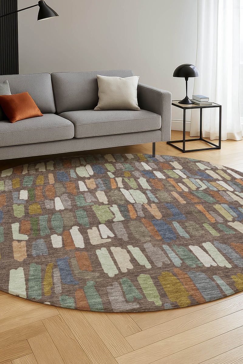 Kenner KN5 Chocolate 9' x 12' Rug image number 3