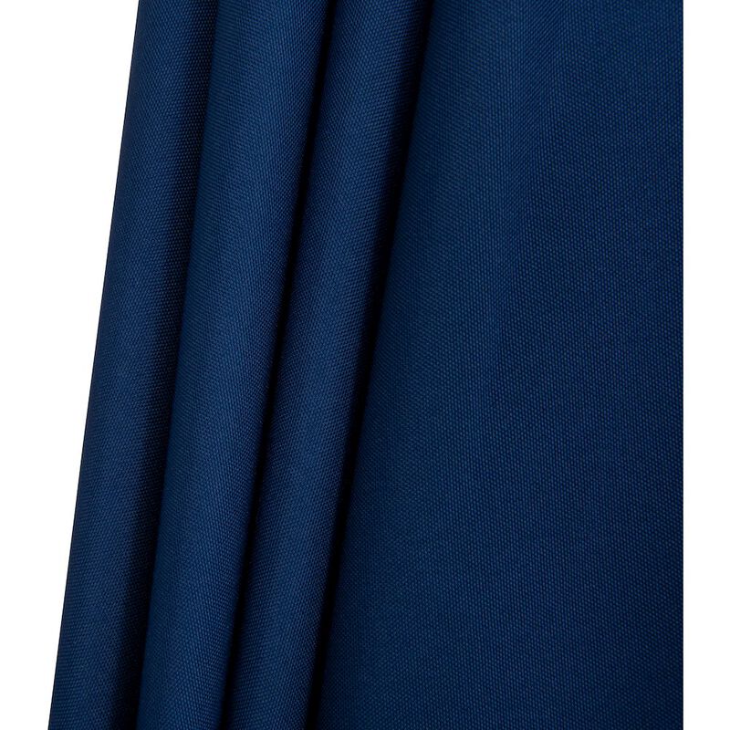 Meridian Furniture Fiji Navy Fabric / Matte White Aluminum Patio Umbrella with Base Sets