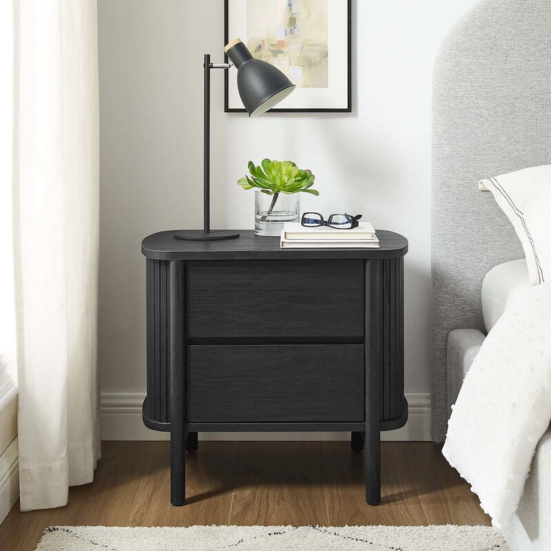 Cadence Fluted 2-Drawer Nightstand image number 9