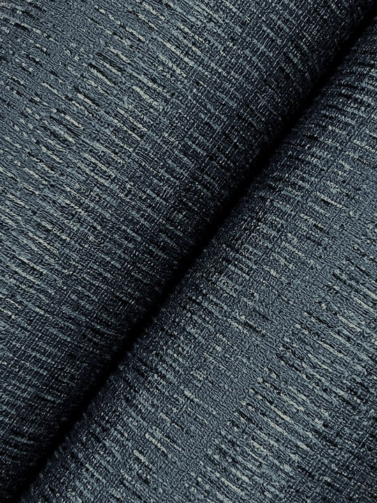 Line In The Sand Indigo Woven Stripe Wallpaper