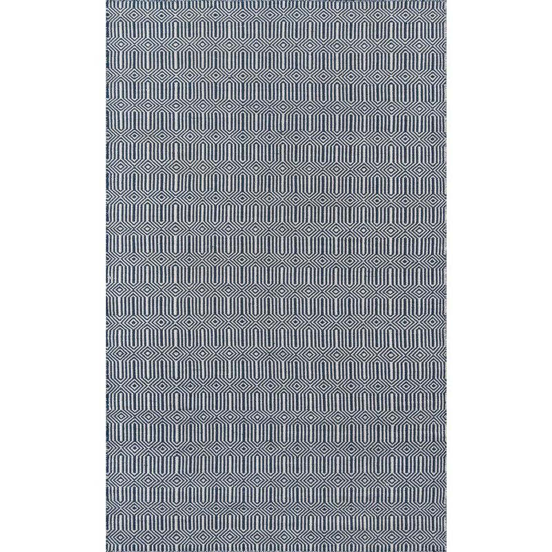 Erin Gates Contemporary Rectangle Area Rug, Navy, 3'6 X 5'6