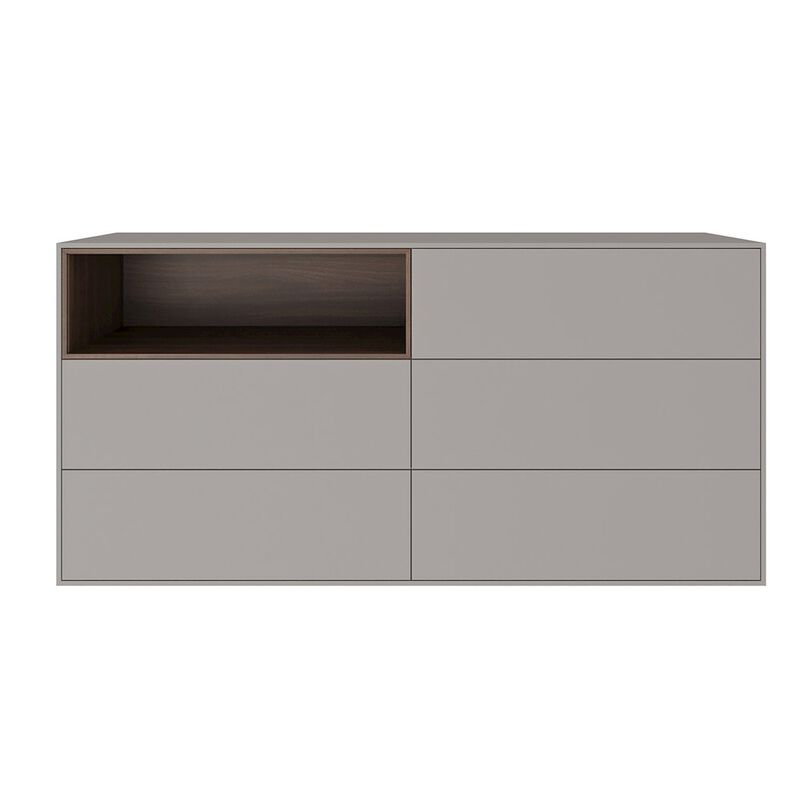 Casabianca Home Santino Dresser In Taupe Matte