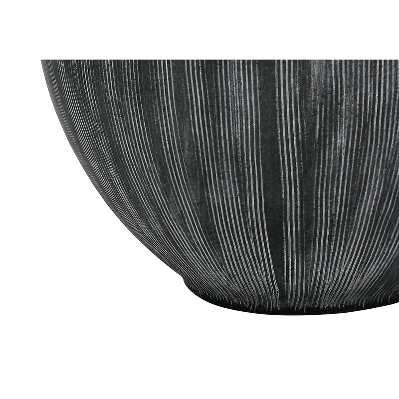 Monarch Specialties I 9618 - Lighting, 23"H, Table Lamp, Black Ceramic, Black Shade, Contemporary