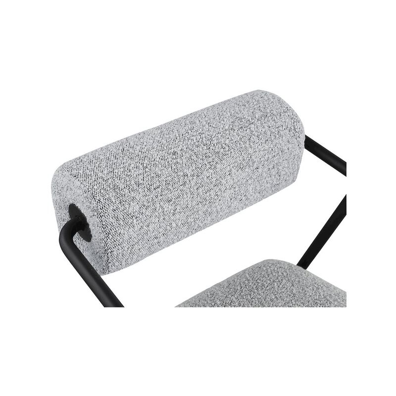 Meridian Furniture Carly Grey Fabric Accent Chair