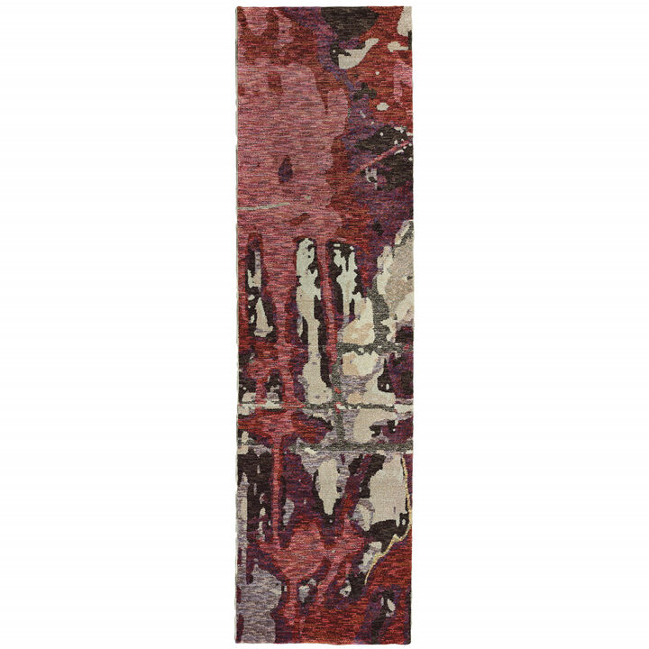 HomeRoots Abstract Runner Rug