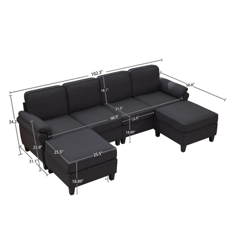 Coltmo combination sofa image number 9