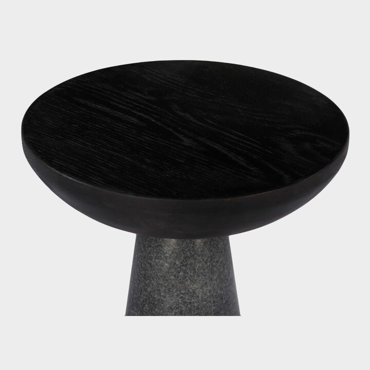 Twin Drink Table - Black