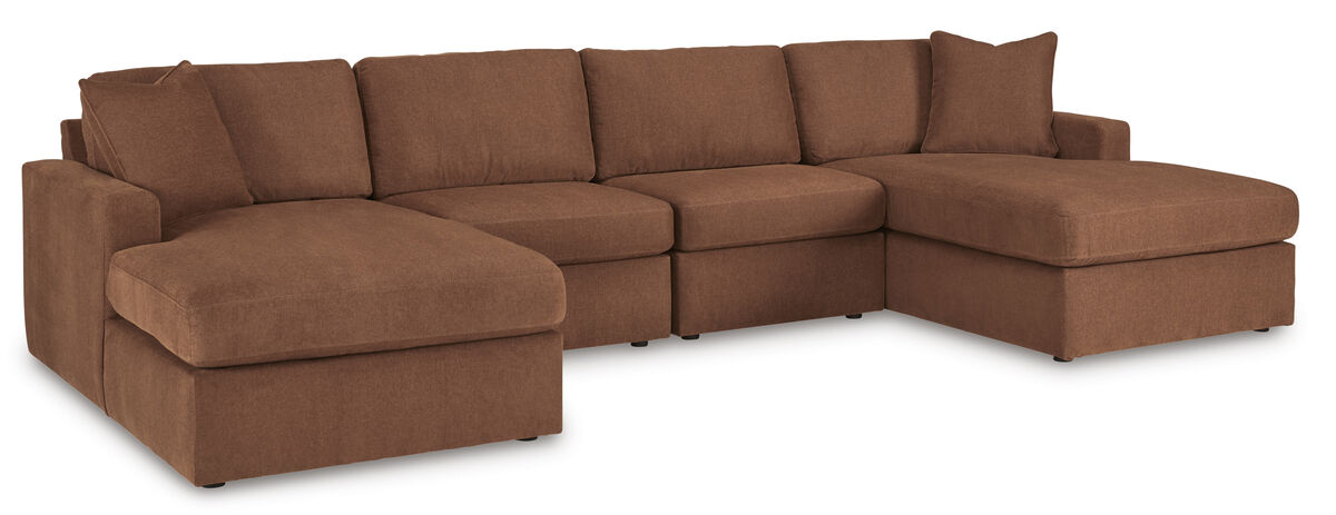 Modmax Spice 4-Piece Double Chaise Sectional