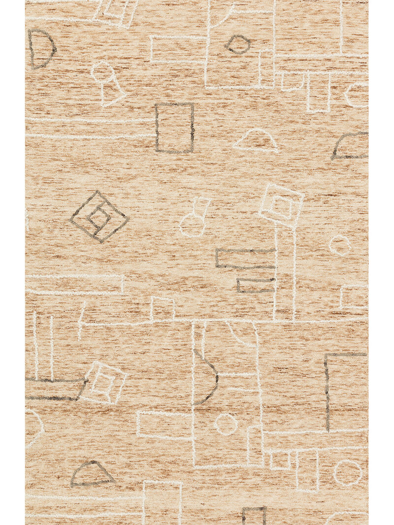 Leela LEE05 Terracotta/Natural 7'9" x 9'9" Rug by Justina Blakeney image number 1