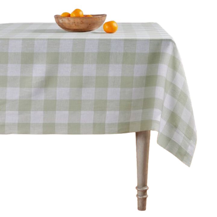 Solino Home 100% Pure Linen Tablecloth - Buffalo Check