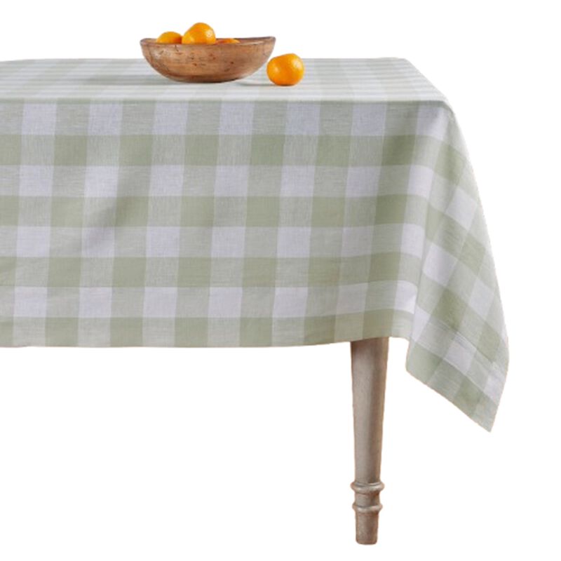 Solino Home 100% Pure Linen Tablecloth - Buffalo Check