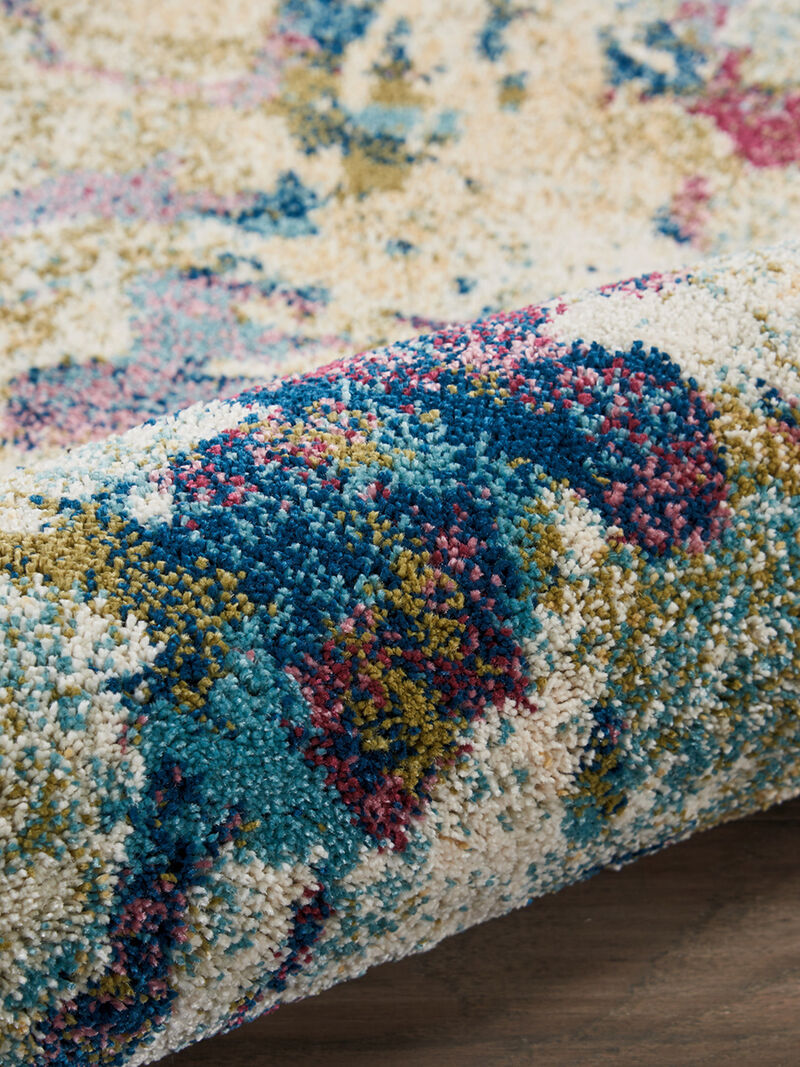 Fusion FSS10 Cream/Multicolor 4' x 6' Rug