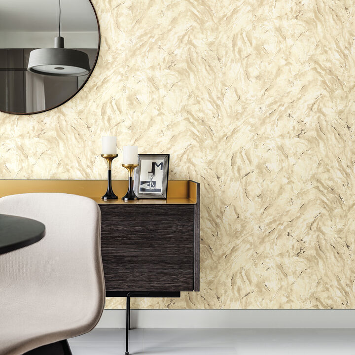 Titania Gold Marble Texture Wallpaper