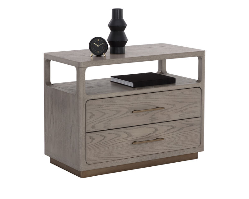 Redwood Grey Nightstand image number 1