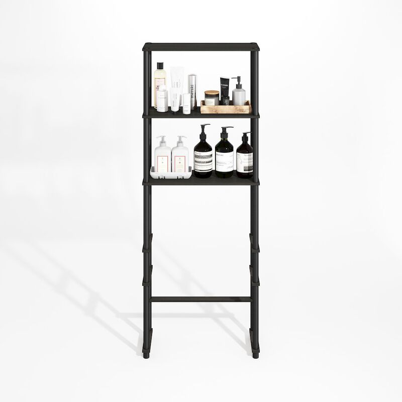 Turn-N-Tube Freestanding Over-The-Toilet Storage Rack with 3 Shelves