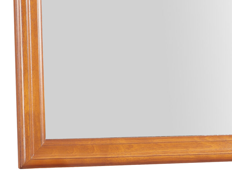 38 in. x 38 in. Classic Square Wood Framed Dresser Mirror image number 2