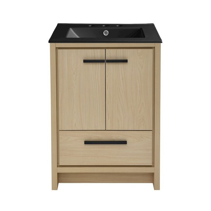 Virage 24 in. Bathroom Vanity with 3-Hole Ceramic Sink Top