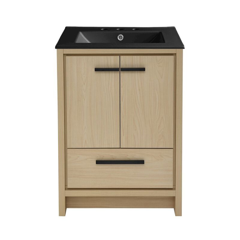 Virage 24 in. Bathroom Vanity with 3-Hole Ceramic Sink Top image number 0