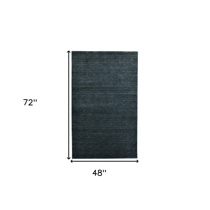HomeRoots Wool Hand Woven Area Rug image number 5