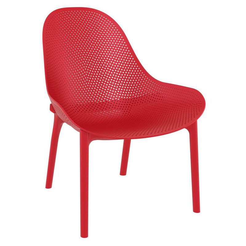 Belen Kox Lounge Chair, Set Of 2, Red, Belen Kox image number 1