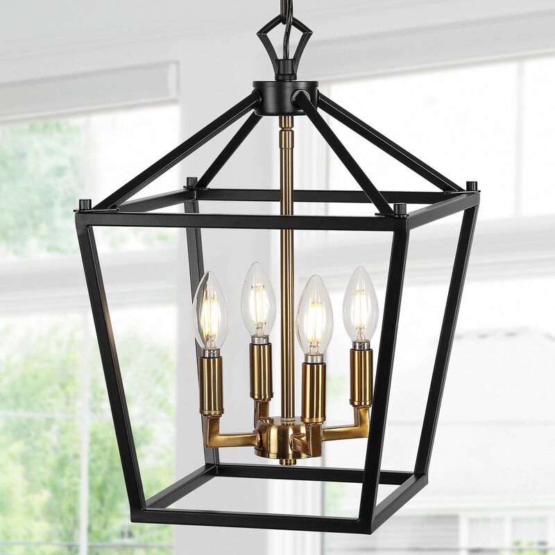 PagodaBulb Lantern Metal LED Pendant