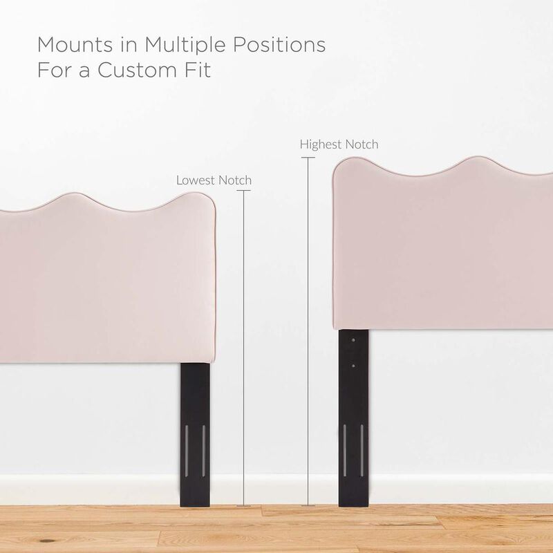 Current Performance Velvet Twin Platform Bed image number 6